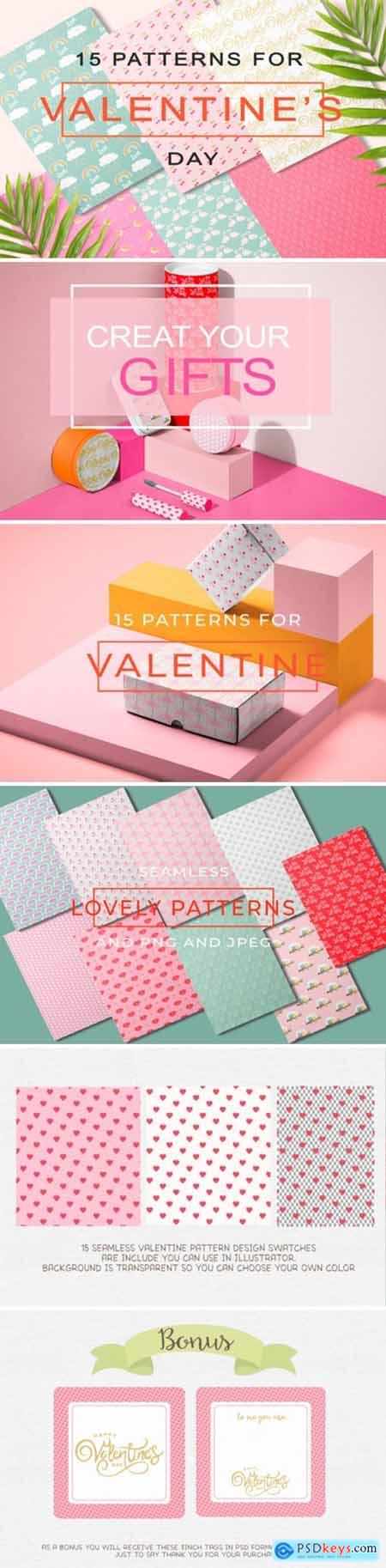 Lovely Valentines Day Pattern 7882368