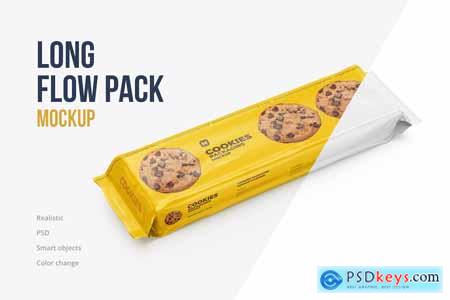 Long Flow Pack - Cookies Mockup 4781744