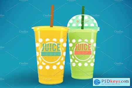 Juice Cups Mockup 5787213