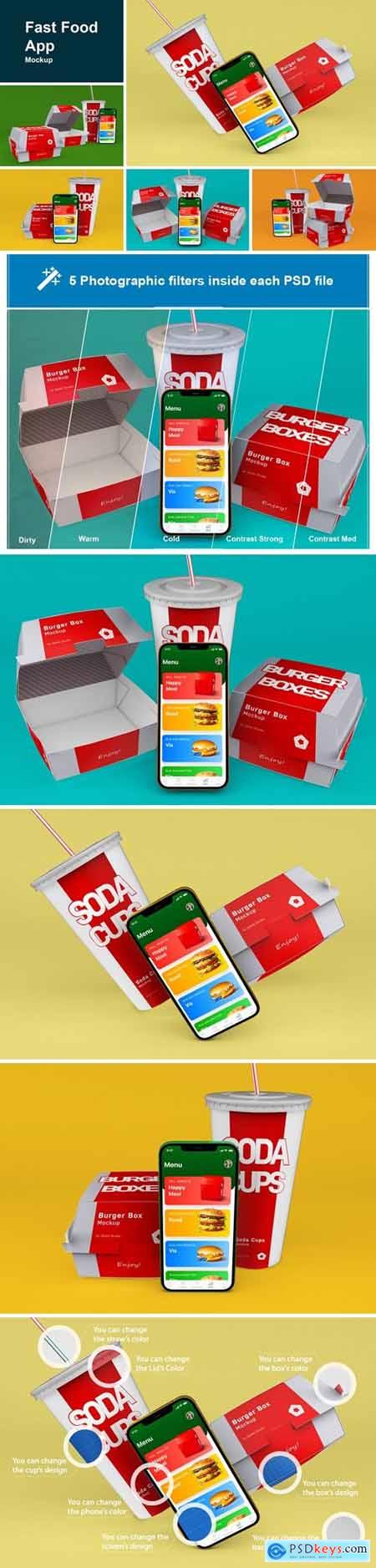 Fast Food App Mockup