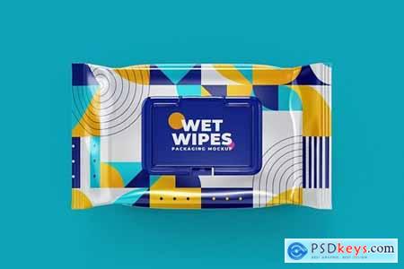 Wet Wipes Mock-Up Template
