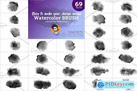 Watercolor Brush Bundle 5746823