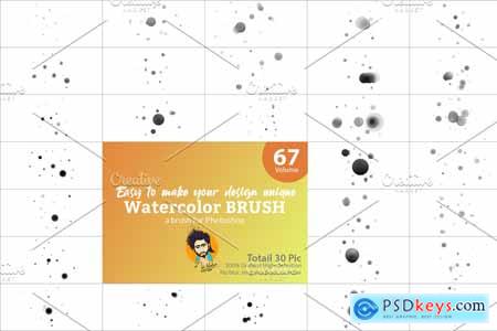 Watercolor Brush Bundle 5746823