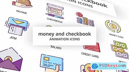 Money & Checkbook - Animation Icons 30041585