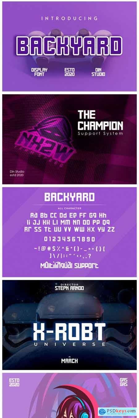 Backyard Font