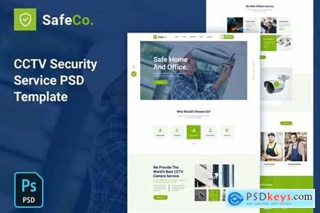 SafeCo - CCTV Security Service Agency PSD Template