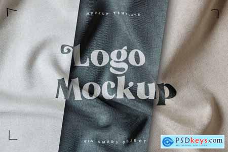 Fabric Print Logo Mockup Set 5831504