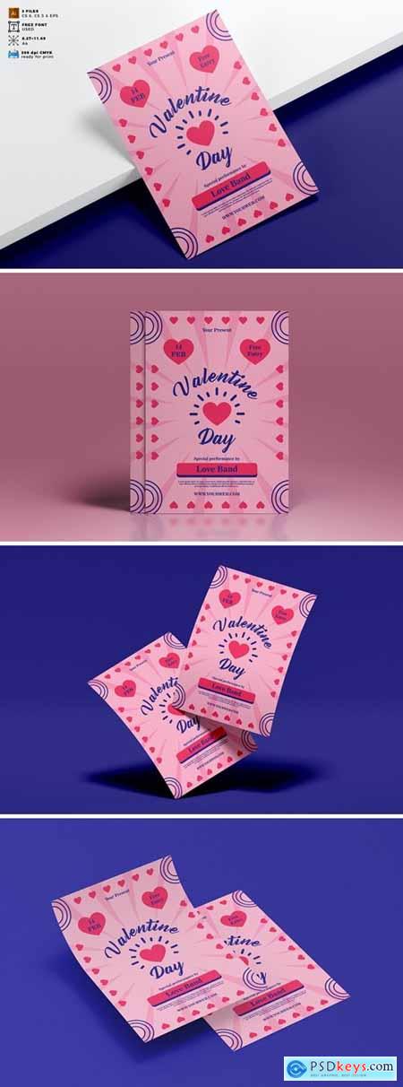 Valentines Day Flyer Template Vol. 09