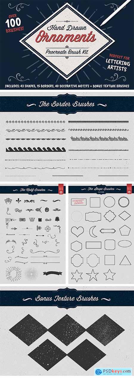 Shape and Ornament Brushes for Procreate 339338