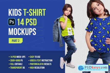 Kids T-Shirt Mockups Part 2 5336582