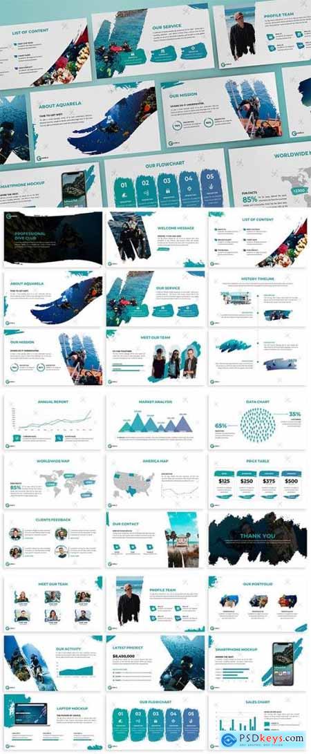 Aquarela - Abstract Keynote Template