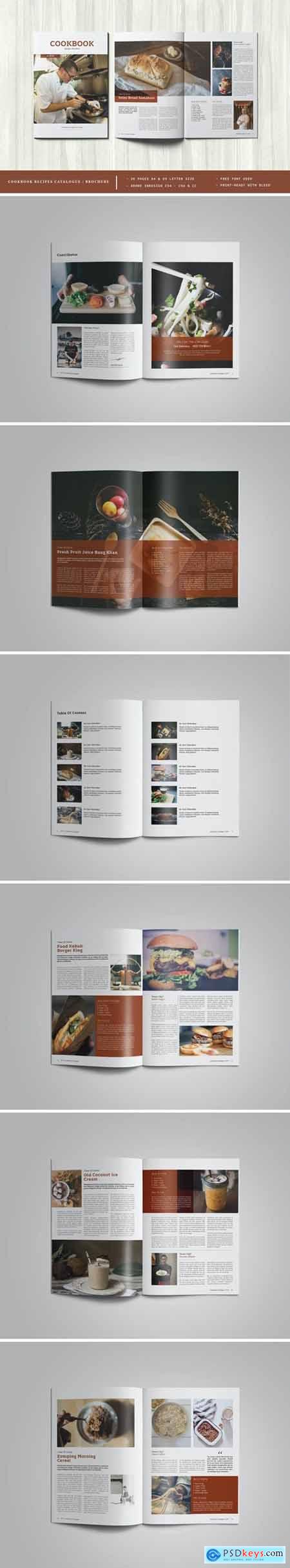 Cookbook Recipes Catalogue - Brochure