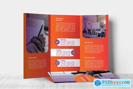 Digital Marketing  Trifold Brochure
