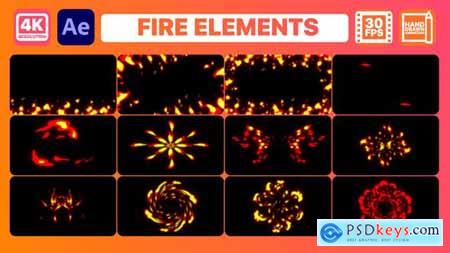 Fire Elements And Backgrounds - After Effects 30375515