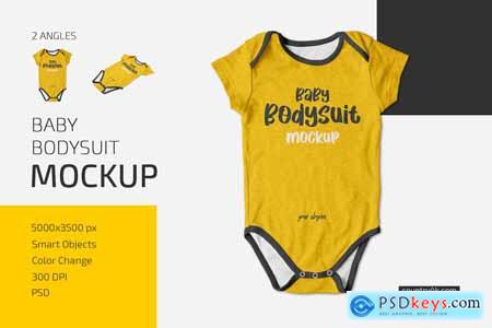 Baby Bodysuit Mockup Set 5869334