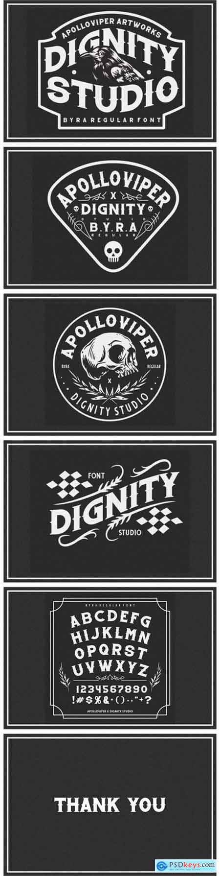Dignity Studio Font