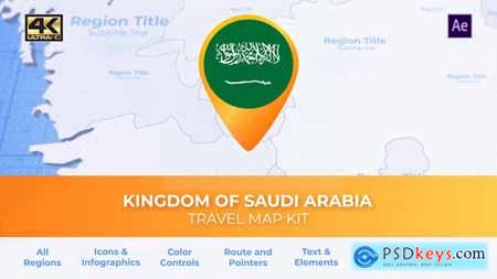 Saudi Arabia Map - Kingdom of Saudi Arabia Travel Map 30442436