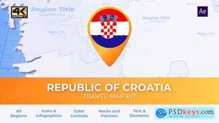 Croatia Map - Republic of Croatia Travel Map 30442152
