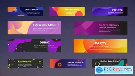 Colorful Modern Titles - After Effects 30409476