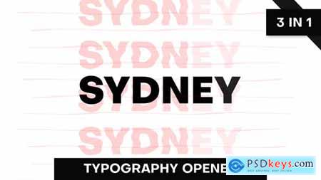 Sydney - Typography Opener 26589750