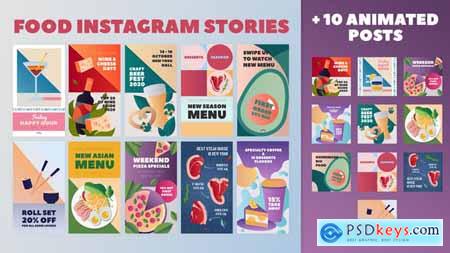 Food Instagram Stories and Posts Pack 28882543