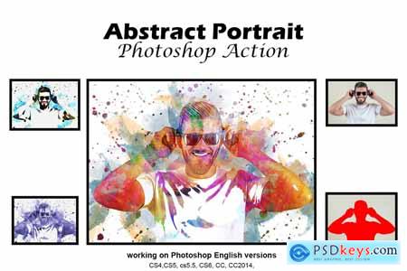 Abstract Portrait Photoshop Action 5188913