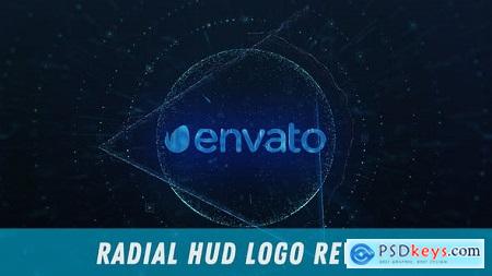 Radial HUD Logo Reveal 30493282