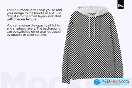 Hooded Sweatshirt PSD Mockup 5736643