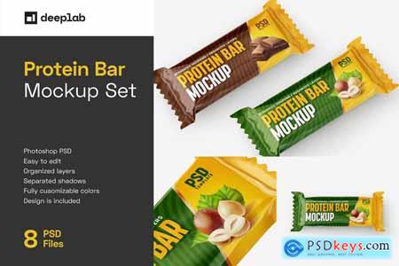 Protein Bar Mockup Set - Snack 5884201