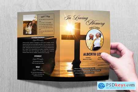 Sunrise Funeral Program Template 5756491