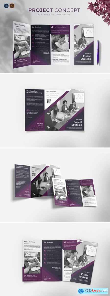 Project Concept  Trifold Brochure