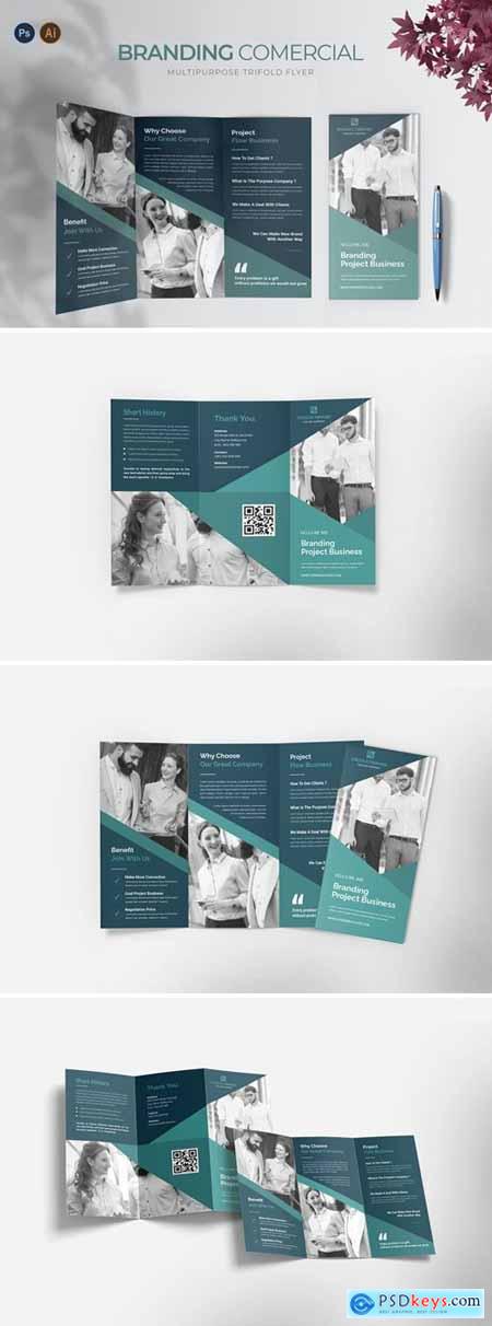 Branding Commercial  Trifold Brochure