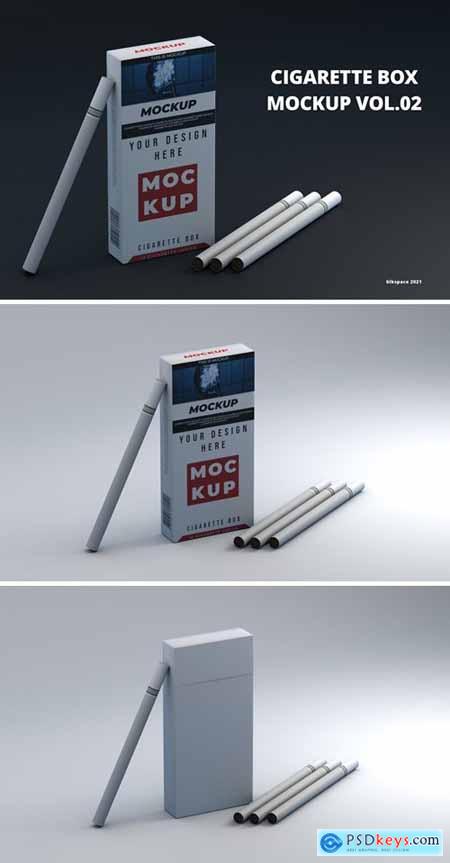 Cigarette Box Mockup Vol.02