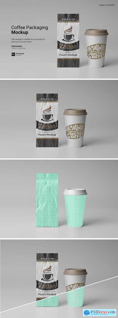 Coffee Packaging Mockup