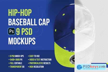 Hip-Hop Baseball Cap Mockups 5325663