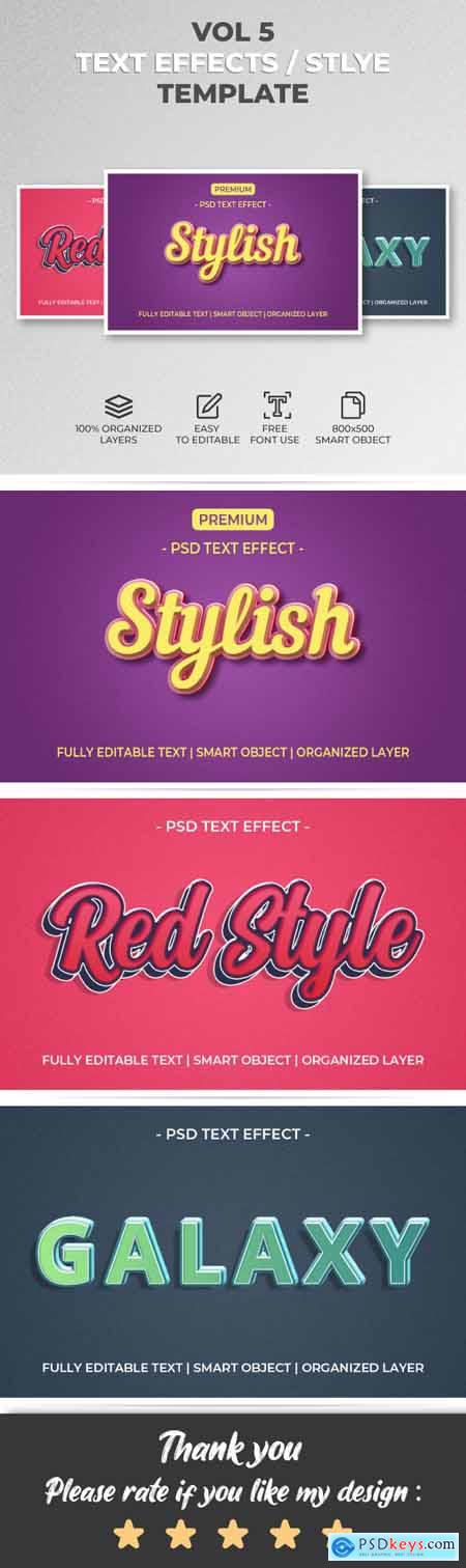 Text Effect Style Template Style Vol.5 29896142