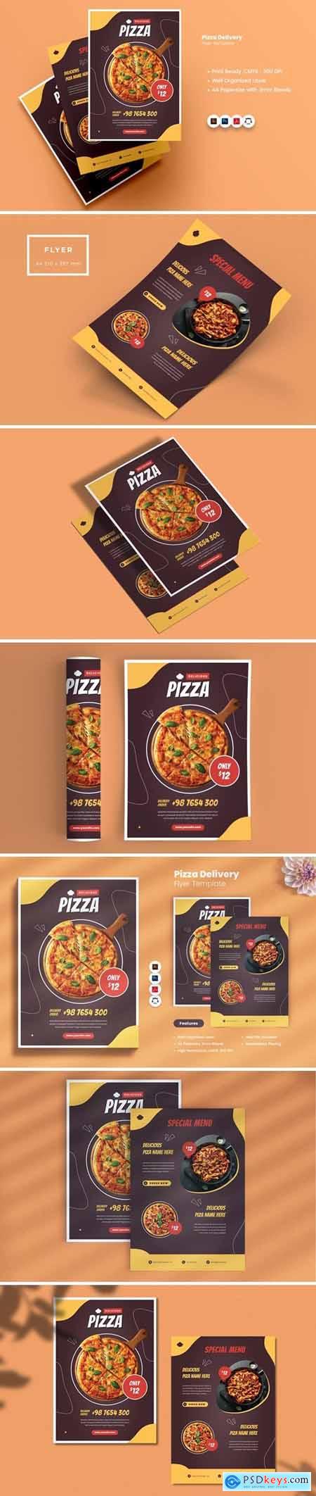 Pizza Delivery Order Flyer