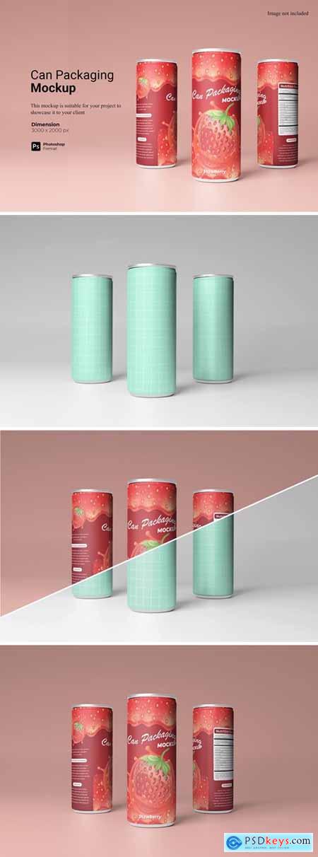 Can Packaging Mockup