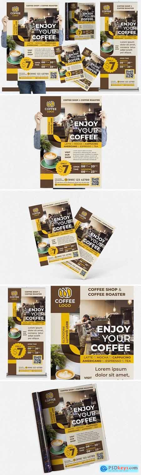 Coffee Shop #01 Print Templates Pack