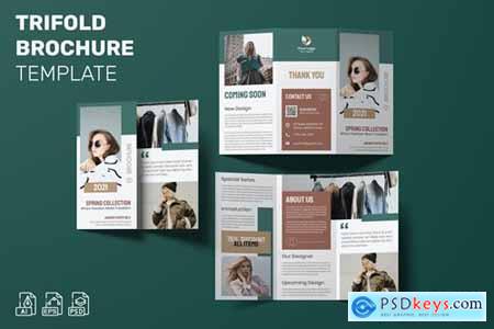 Spring Collection - Trifold Brochure Template