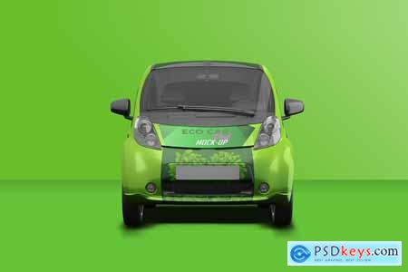 Realistic Electric Car PSD Mockup 5742767