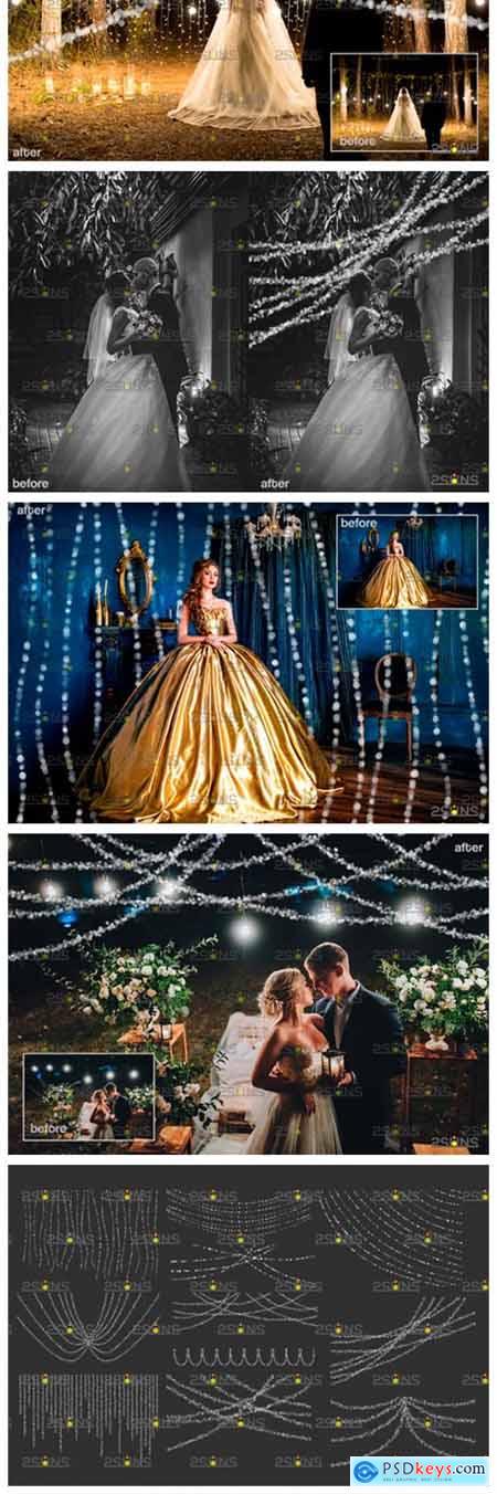 String Fairy Lights Overlay & Photoshop 8554971