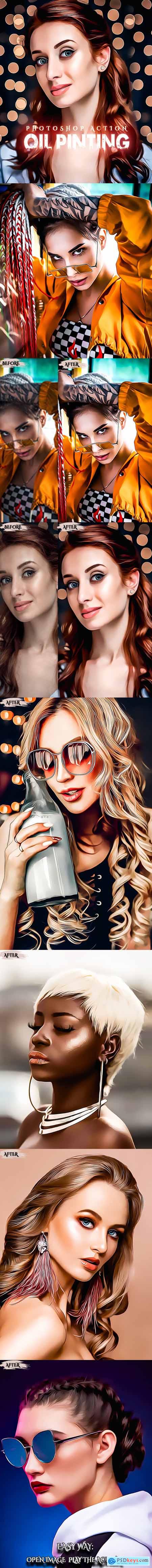 Oil Painting Photoshop Action 29918836
