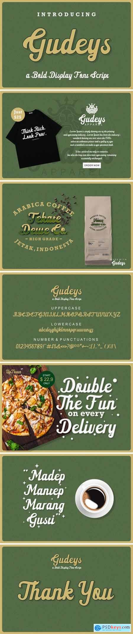 Gudeys Font