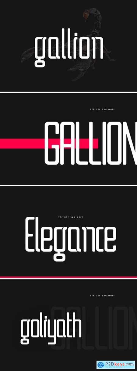 Gallion Font