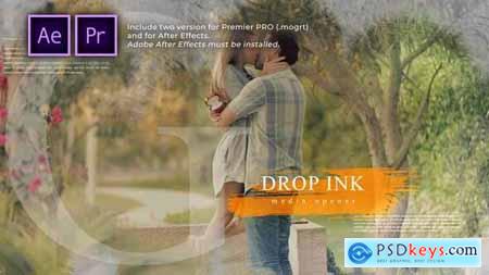 Ink Drop Romantic Media Opener 30586461