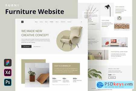 Furni - Furniture Website Homepage