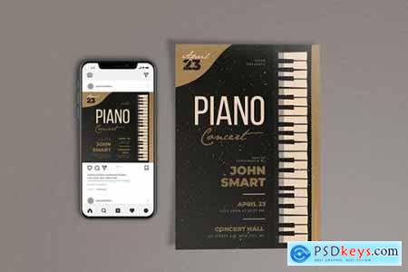 Piano Night Concert Template Set