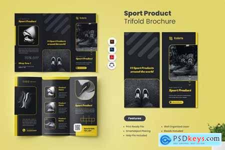 Sport Product Sale Trifold Brochure