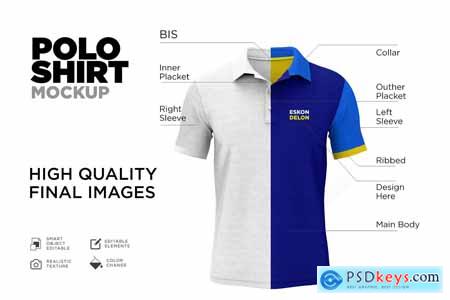 Creativemarket Polo Shirt Mockup 5894833
